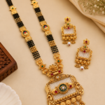 Royal Floral Pearl Pendant Set