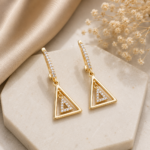Triangle Spark Earrings