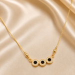 Triple Halo Pendant