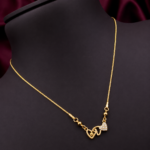Golden Heart Charm Necklace