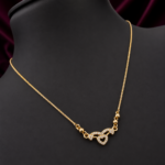 Golden Heart Spark Necklace