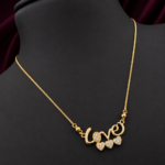 Golden Love Charm Necklace