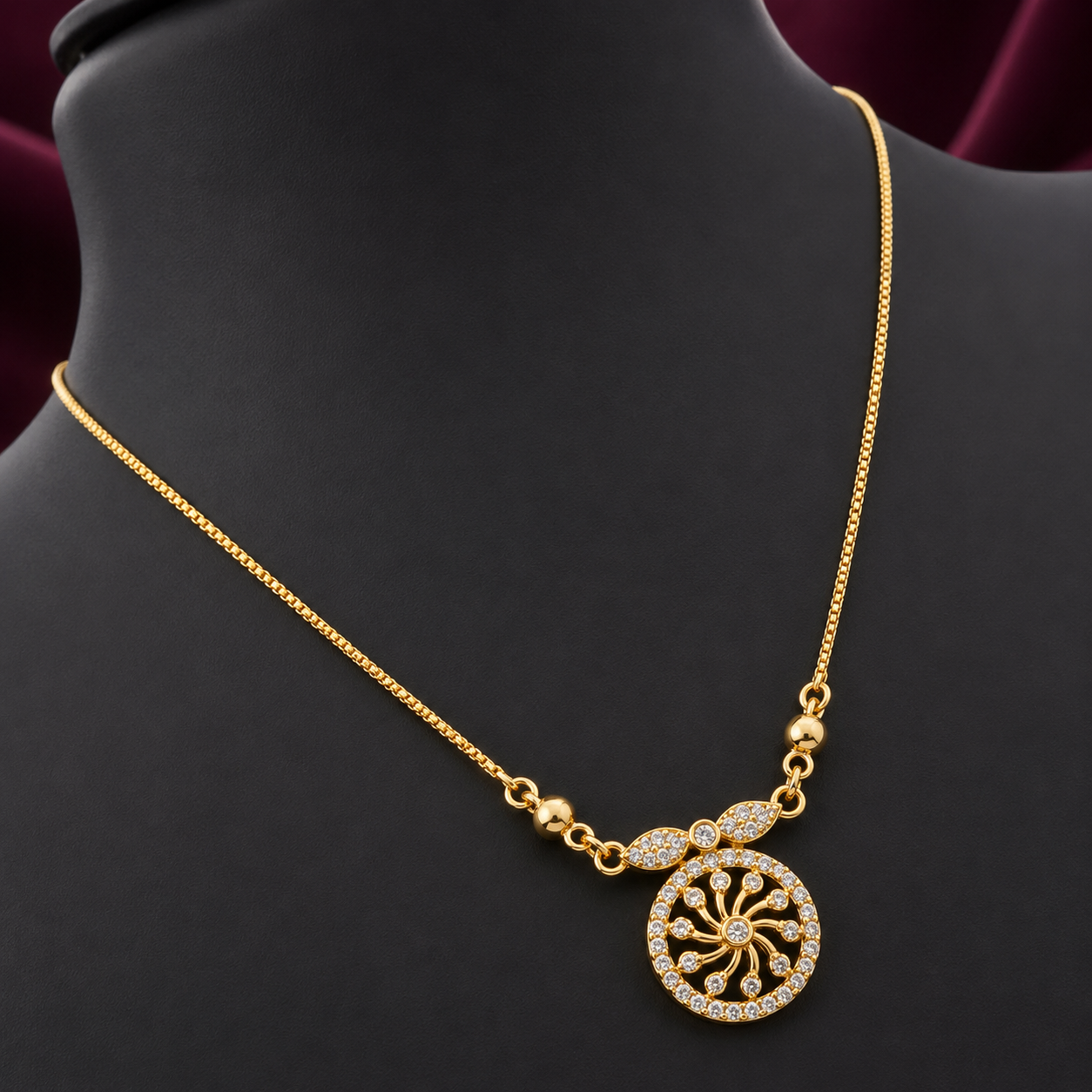 ChatGPT Image Jun 17, 2026, 09_48_55 PM Golden Sunburst Pendant Necklace - Image 1
