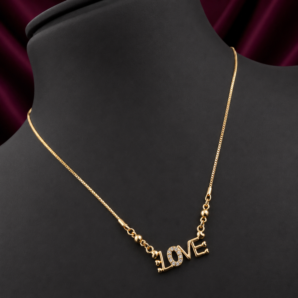 ChatGPT Image Jun 17, 2026, 09_49_34 PM Golden Love Pendant Necklace - Image 1