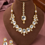 Crystal Kundan Necklace Set