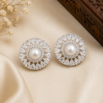 Pearl Bloom Stud Earrings