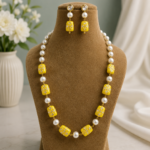 Sunshine Pearl Necklace Set